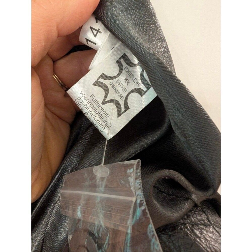 Alba Moda leather blazer jacket gray - Picture 6 of 7
